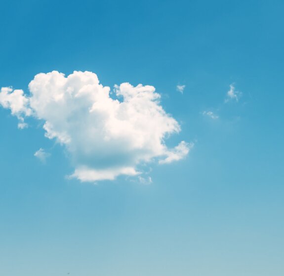 Blue sky and clouds