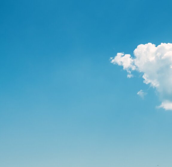 Blue sky and clouds