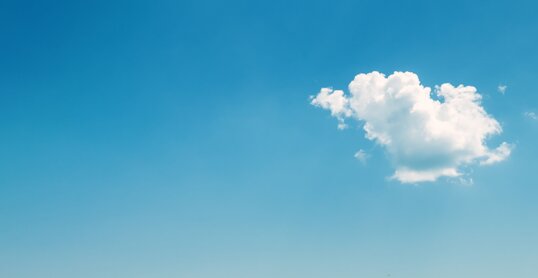 Blue sky and clouds