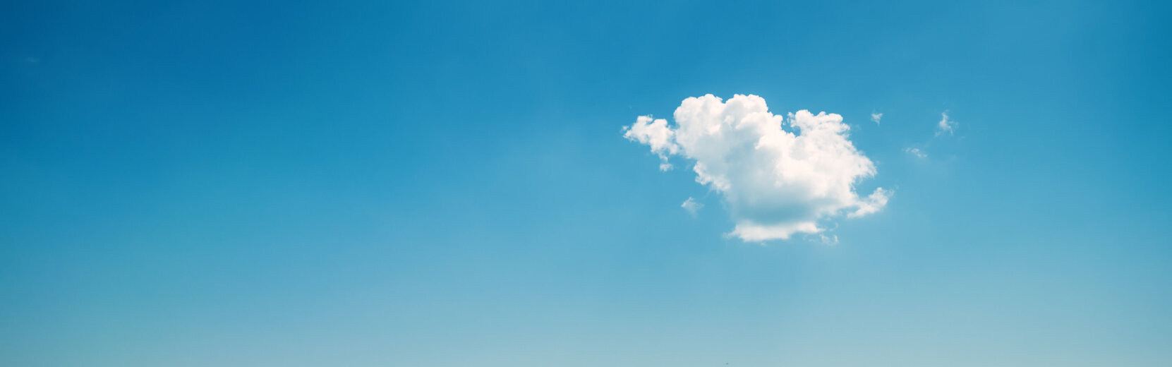 Blue sky and clouds