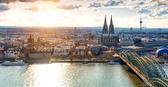 Blick auf den Kölner Dom