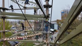 Hochseilgarten beim novaCapta-Firmenevent 2024 in der Jochen Schweizer Arena