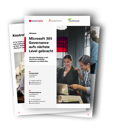 Mockup Whitepaper Microsoft 365 Governance aufs nächste Level gebracht