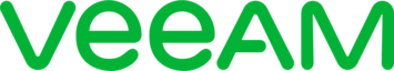 Logo der Firma Veeam mit grünem Schriftzug 