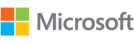 Logo von microsoft mit Signet und Firmenname als Schriftzug