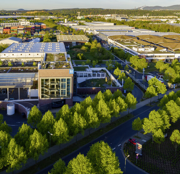 Luftbild Werk 2 von Hübner