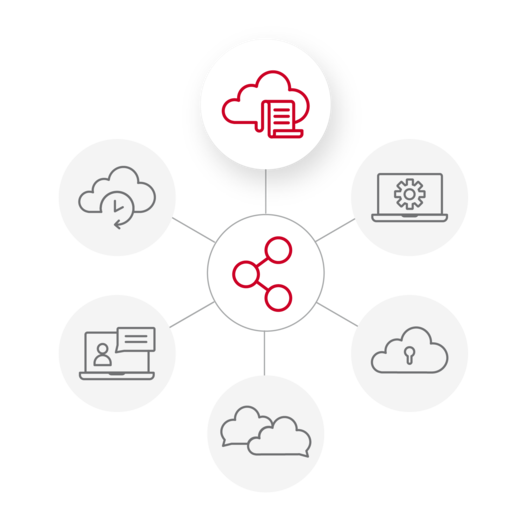 nova365 Grafik Modul Cloud Readiness hervorgehoben